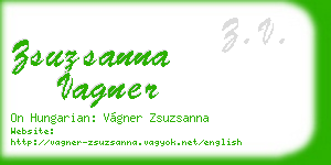 zsuzsanna vagner business card